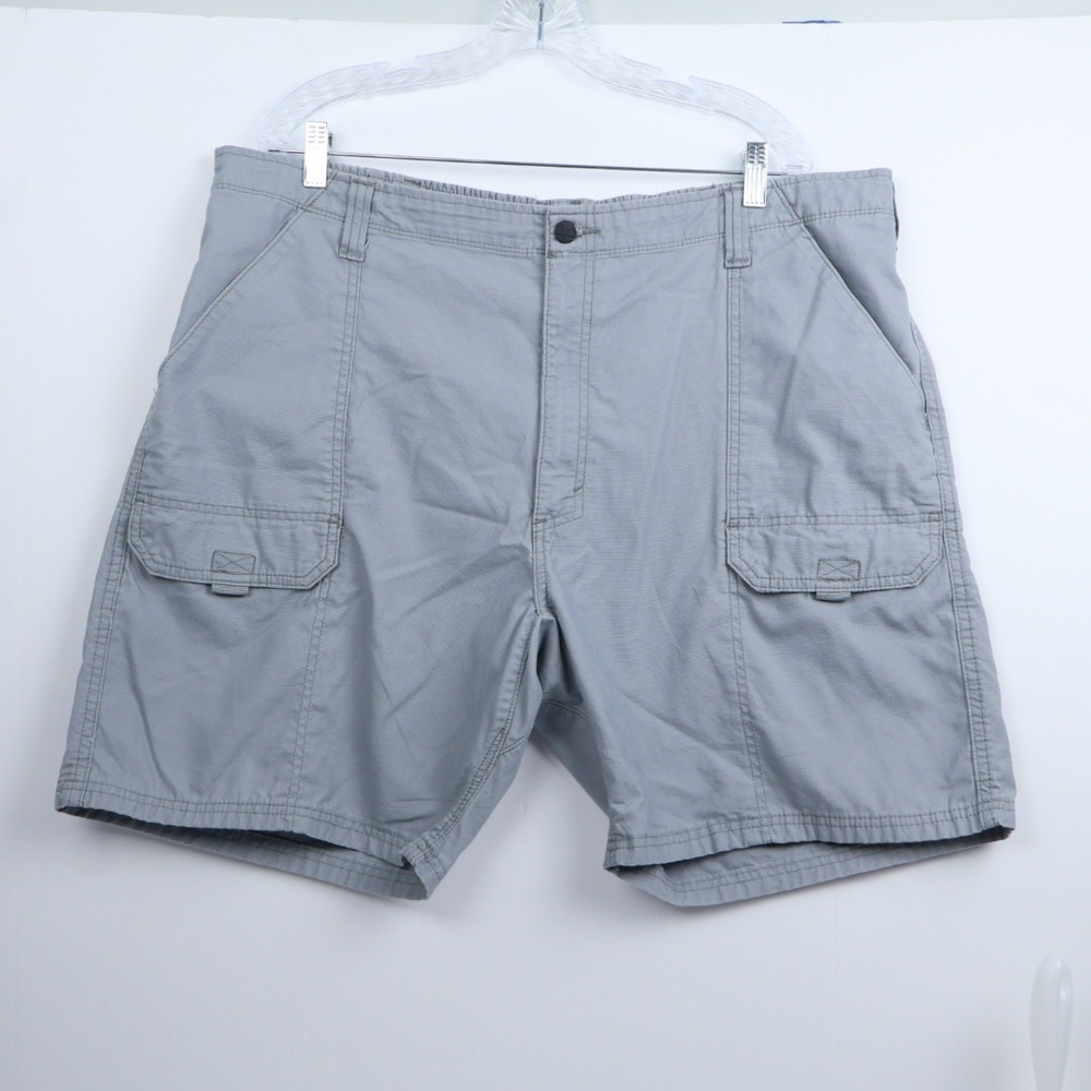 Northwest Territory Mens Cargo Shorts Grey Size 42 Cotton‎ Blend Utility